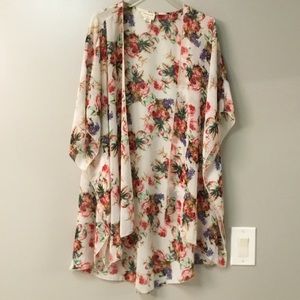 Flowered kimono